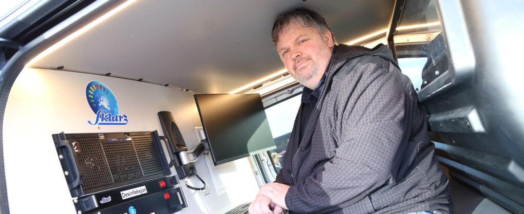 Mercedes-Benz Vito har fantastisk kjørekomfort, sier Arnevik. Han og kompanjongen har startet for seg selv med selskapet VA Rørteknikk